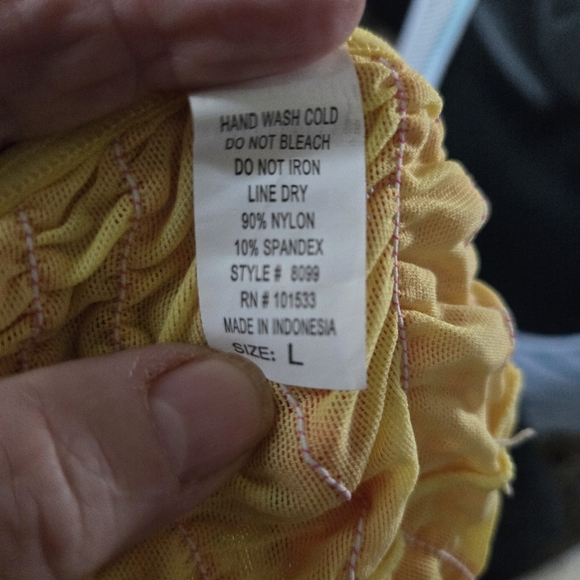 Joe Boxer rare ADORABLE lace sheer bikini set szM/L - Picture 8 of 8